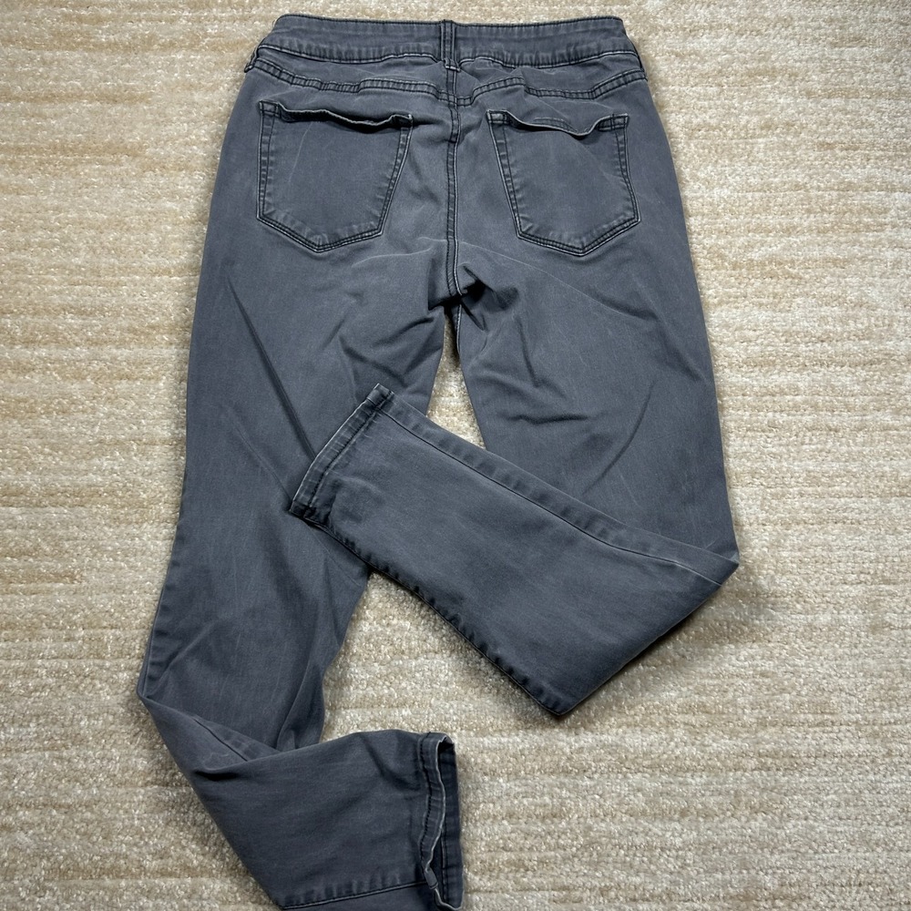Sonoma Goods For Life Womens Skinny Pants Gray Mid Rise Stretch Size 4S Short - Picture 8 of 8